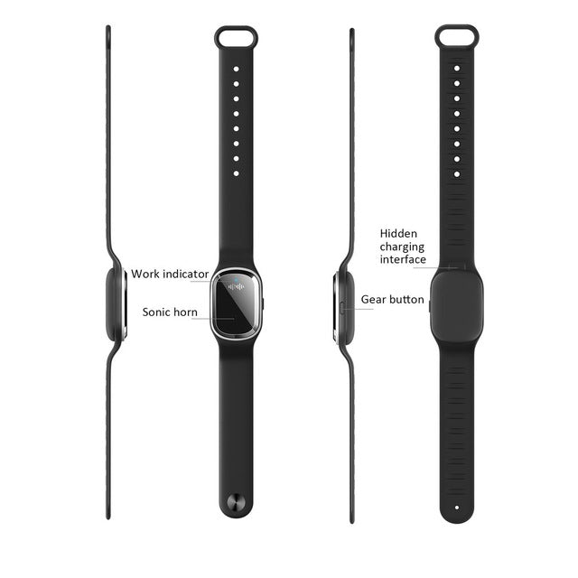 Super Shield Mosquito Repellent Watch Band Ultrasonic