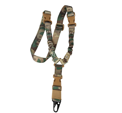 Heavy Duty Tactical Single Point Gun Rifle Sling Adjust & Quick Detach