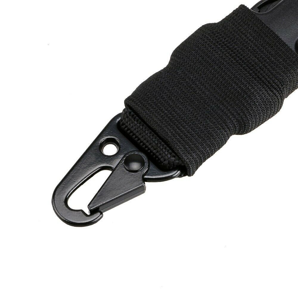 Heavy Duty Tactical Single Point Gun Rifle Sling Adjust & Quick Detach