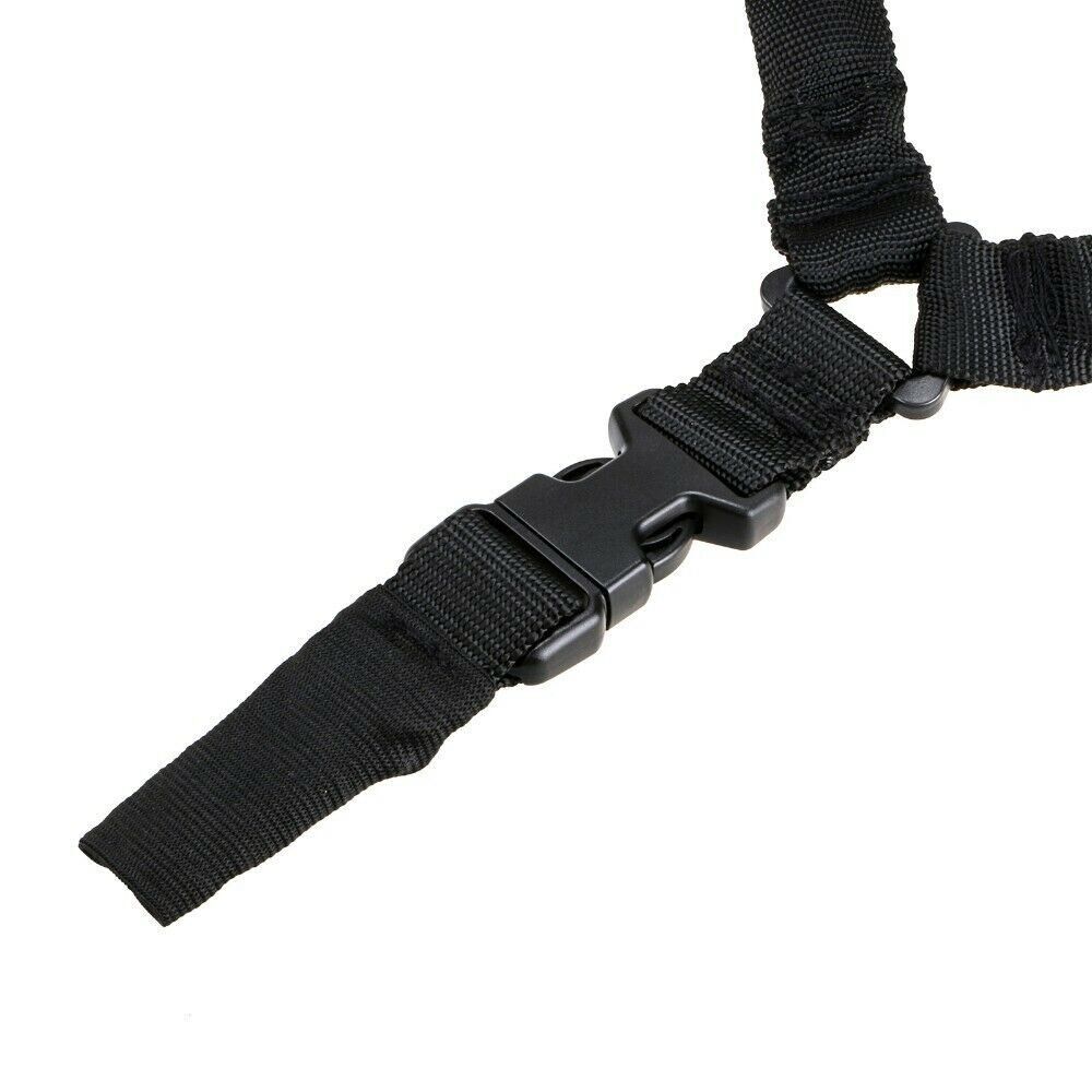 Heavy Duty Tactical Single Point Gun Rifle Sling Adjust & Quick Detach