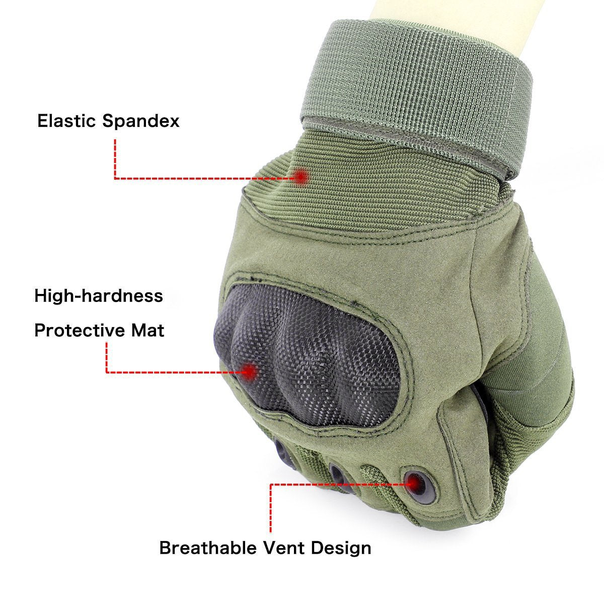 Tactical Gloves with Full Finger Touch