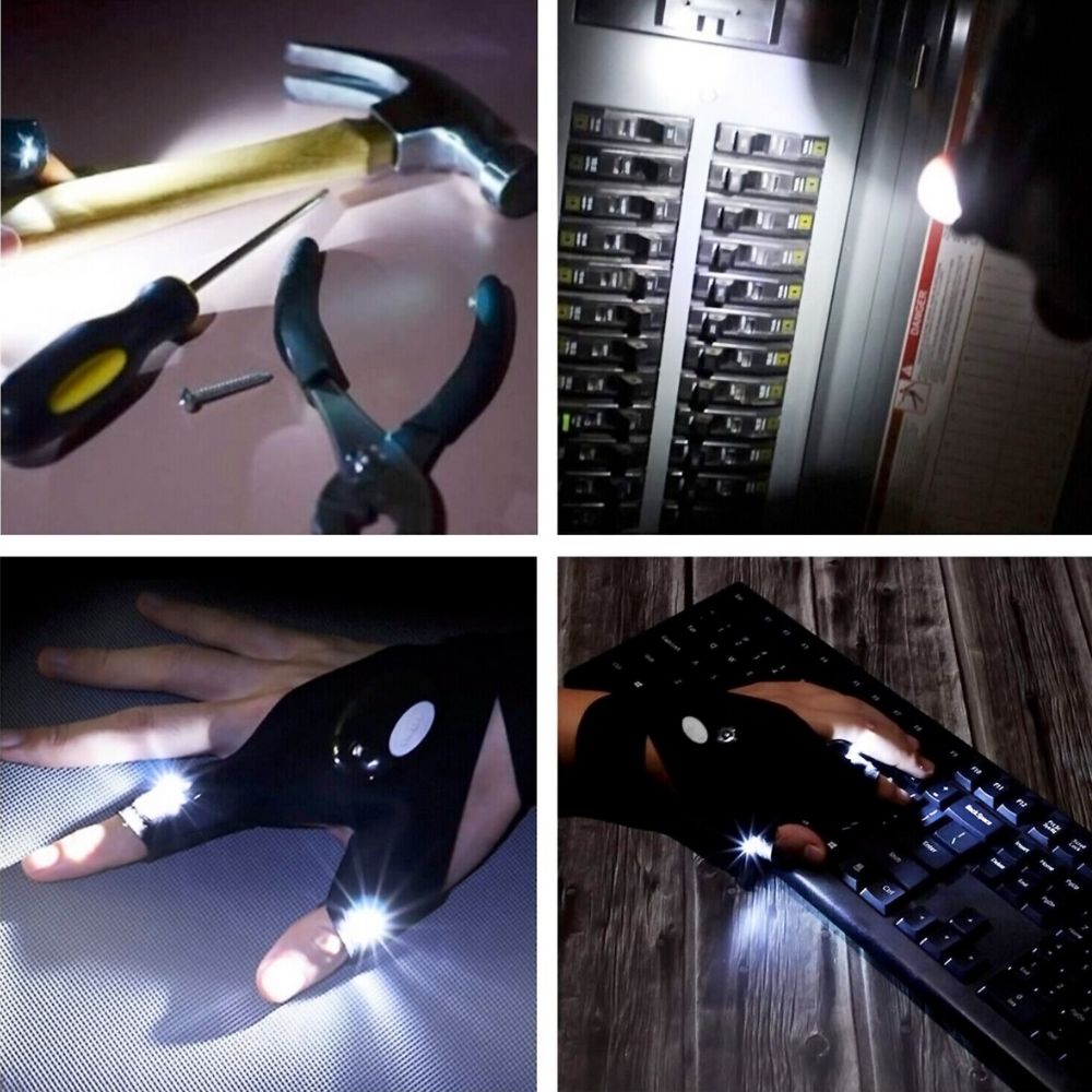 Flash Light LED Gloves