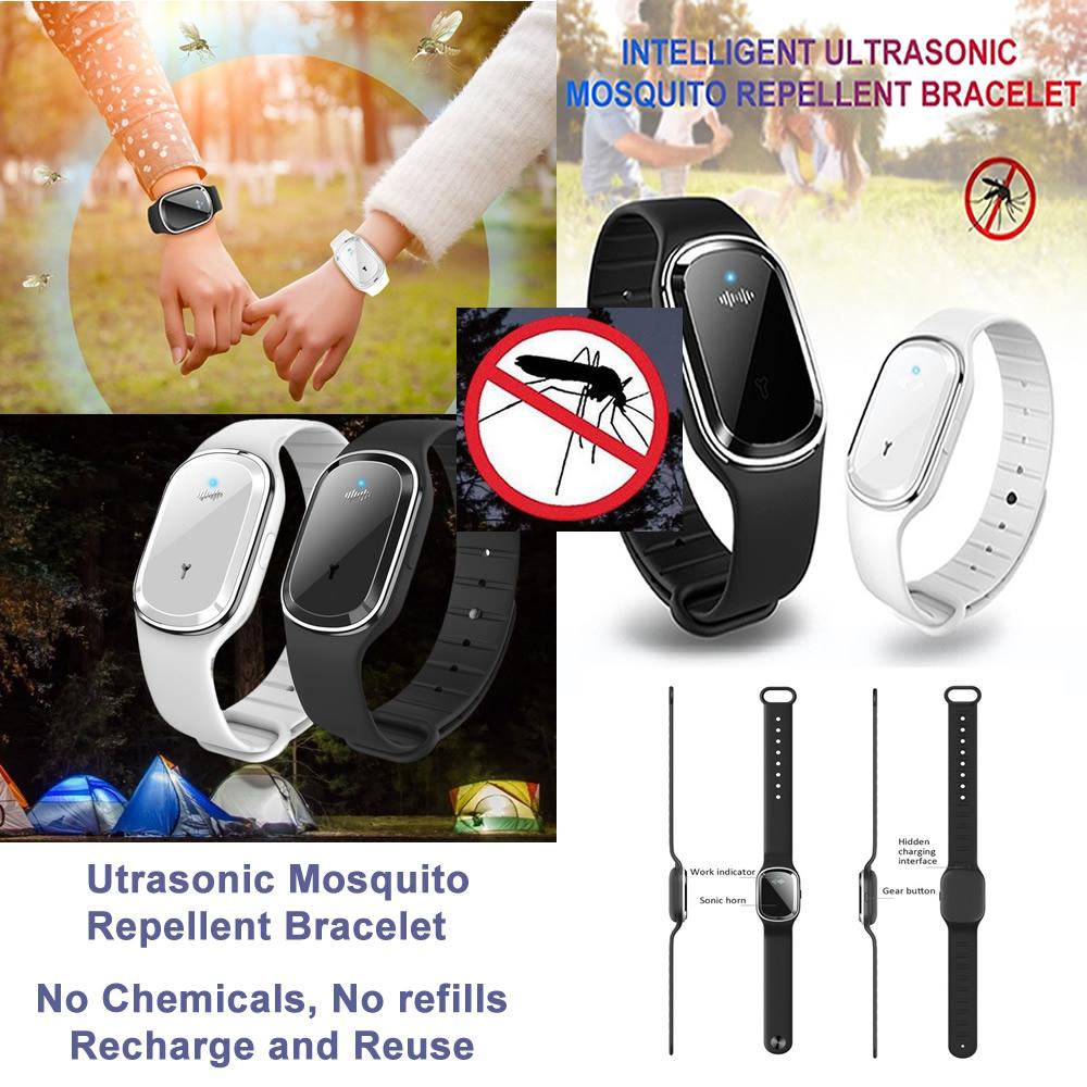 Super Shield Mosquito Repellent Watch Band Ultrasonic