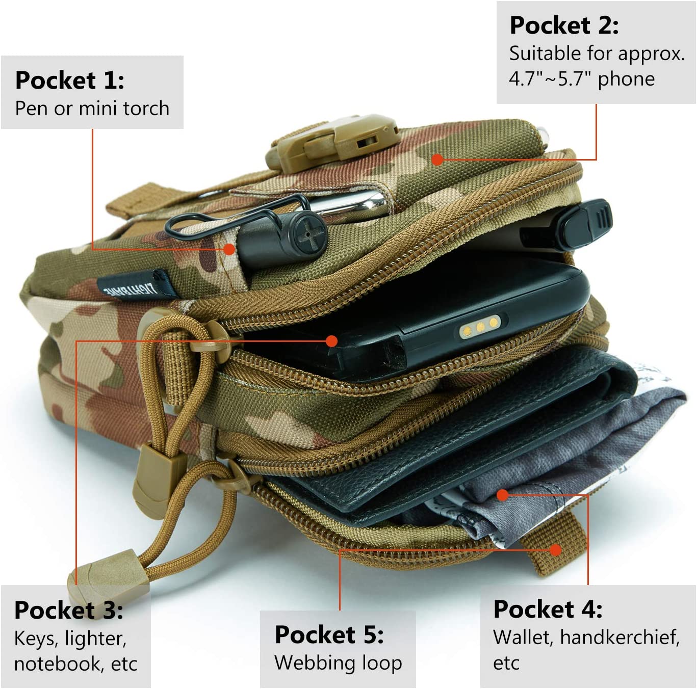 Tactical Bag for Hiking & Outdoor Activities