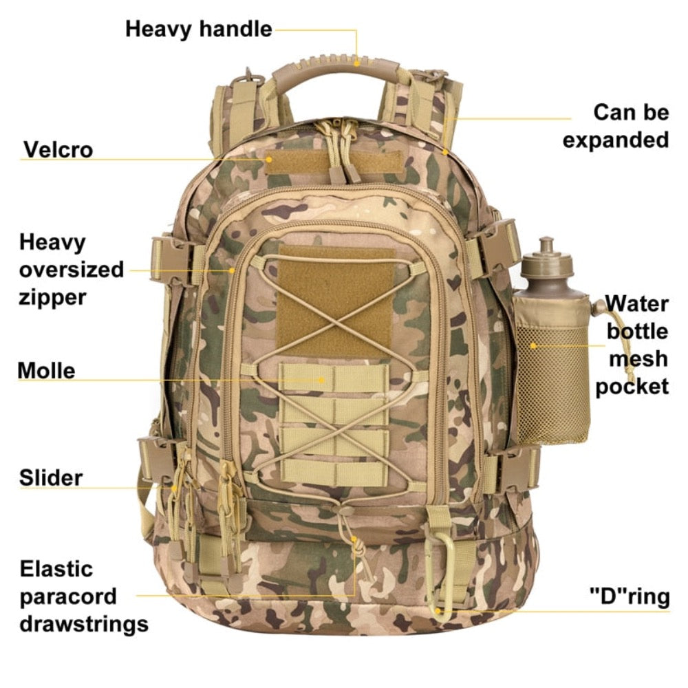 Large Capacity Waterproof Outdoor Backpack