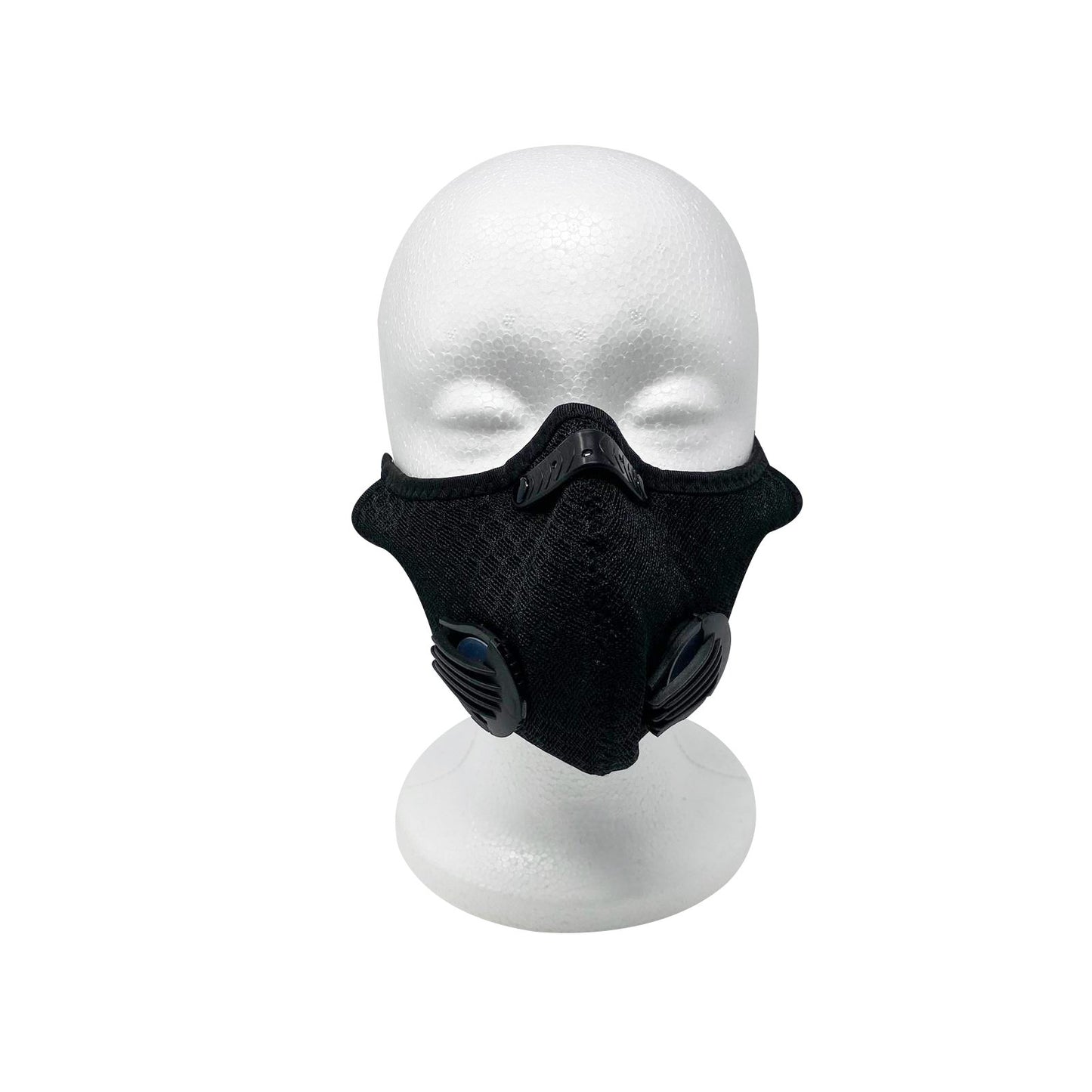 Black Sport Fashion Mask with Valves 2020