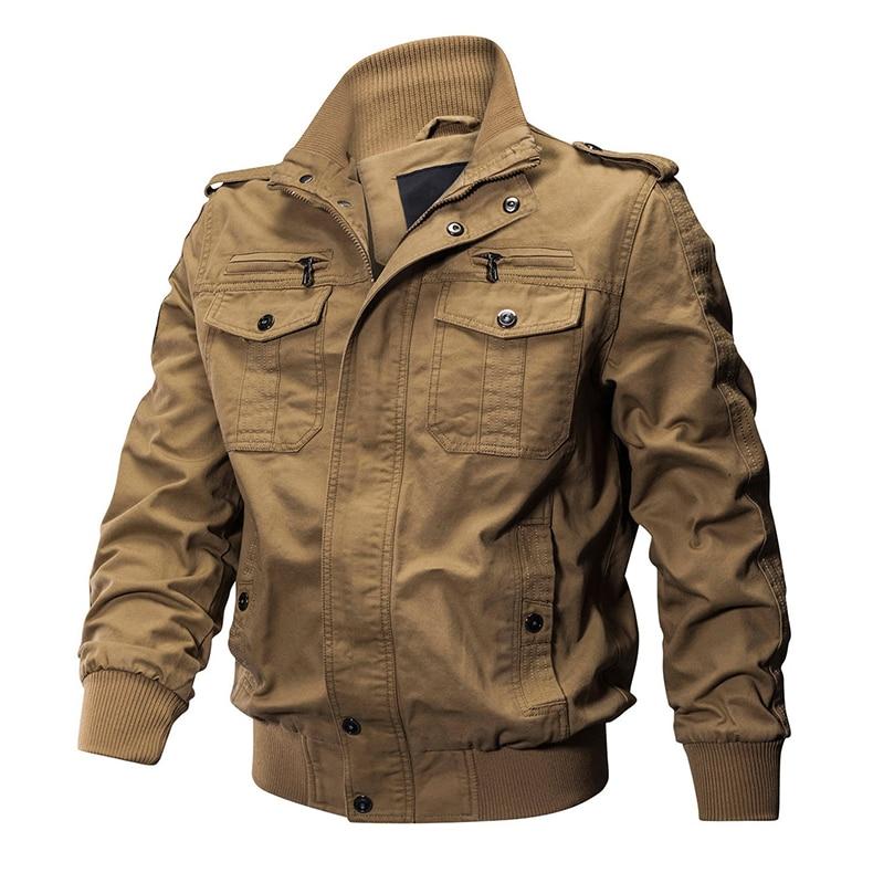 Jackets Men Winter Military Jacket Pilot Bomber