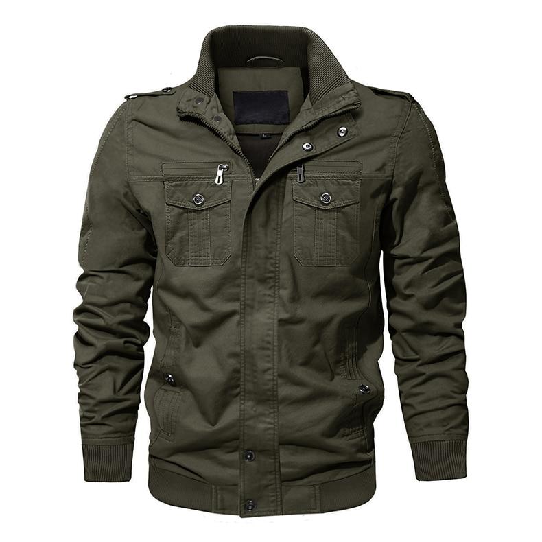 Jackets Men Winter Military Jacket Pilot Bomber