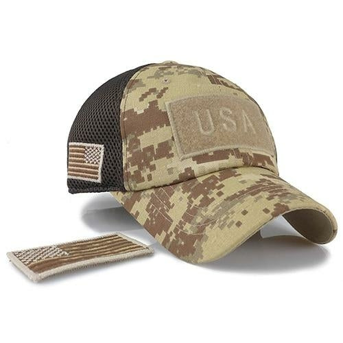 Tactical Camouflage Baseball Caps Men Summer Mesh Military Army Caps