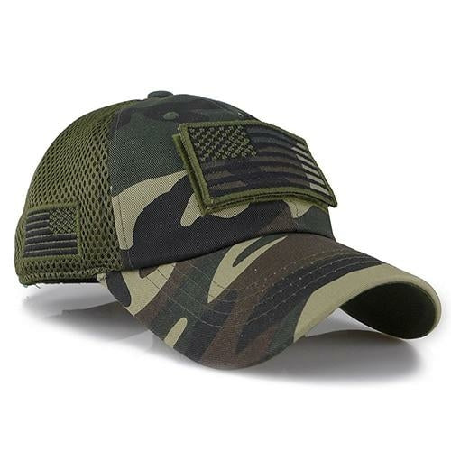 Tactical Camouflage Baseball Caps Men Summer Mesh Military Army Caps