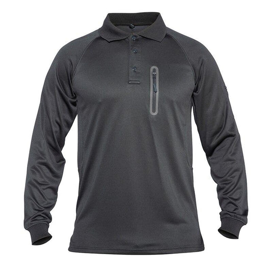 Long Sleeve Polo Shirts Mens Tactical Military